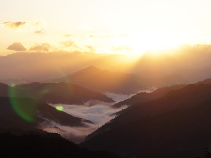 野迫川村　雲海